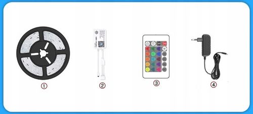 Taśma LED 10M RGB 5050 WiFi PILOT APLIKACJA+GRATIS na Arena.pl