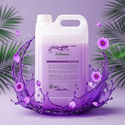 MYDŁO W PŁYNIE DO DOZOWNIKÓW DO RĄK 5L WYDAJNE KWIATOWE ANTYBAKTERYJNE na Arena.pl