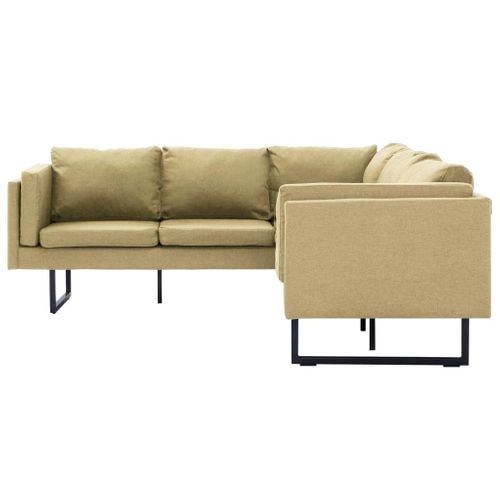 Sofa Narożna, Zielona, Materiałowa na Arena.pl