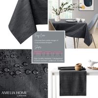 Serweta plamoodporna Vesta 80x80 grafitowa AmeliaHome