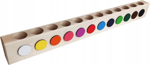 POJEMNIK ORGANIZER SORTER NA KREDKI 12 KOLORÓW na Arena.pl