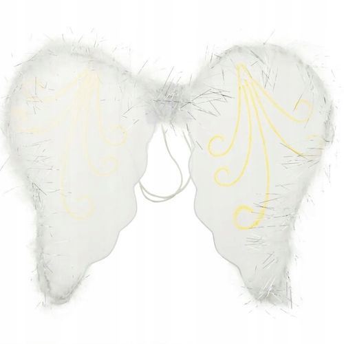 STRÓJ ANIOŁKA ANIOŁA KOSTIUM PRZEBRANIE NA JASEŁKA SKRZYDŁA AUREOLA na Arena.pl