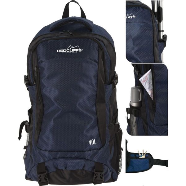 PLECAK TURYSTYCZNY TREKINGOWY 40L NIEBIESKI REDCLIFFS zdjęcie 5