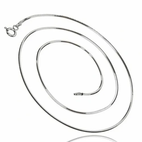 Łańcuszek Srebro Naszyjnik LINKA ŻMIJKA MOCNY 45cm na Arena.pl