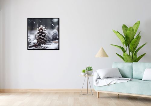Plakat 70x70cm Zimowy Spokój na Arena.pl