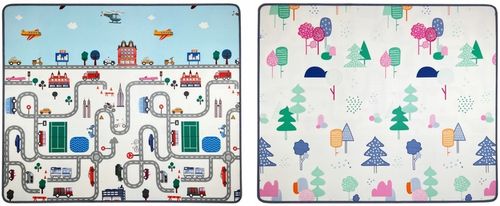 MATA EDUKACYJNA PIANKOWA DLA DZIECI DWUSTRONNA XPE 180x150 GRUBA 1CM na Arena.pl