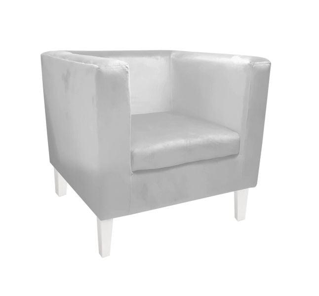 Fotel Monaco nogi 20 białe MG39 zdjęcie 1