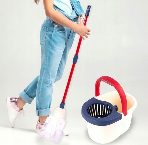 Zestaw Sprzątający 8w1 Odkurzacz Pionowy dla Dzieci Robot Mop Miotła 3 L+ na Arena.pl