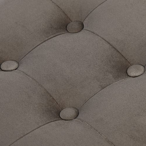 Pufa składana L z guzikami - 38x38x38cm aksamit brąz x 8 na Arena.pl