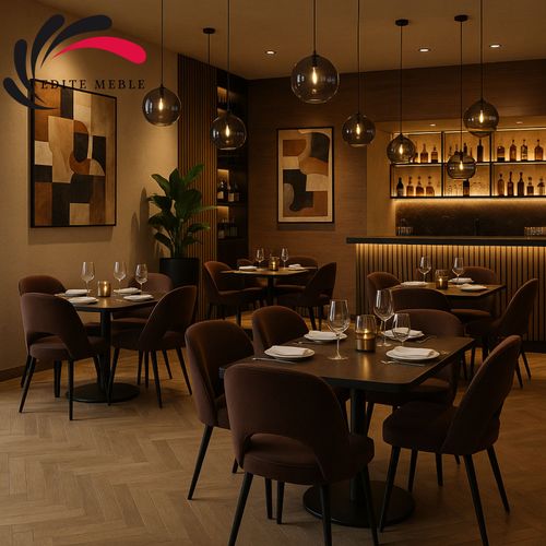 Krzesło Tapicerowane Premium KL-5 Mokka Piano 05 na Arena.pl