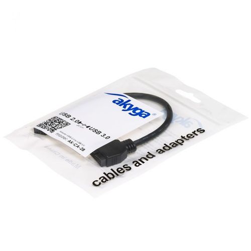 Adapter USB 19 pin ( m ) / USB 9 pin ( f ) 20cm na Arena.pl