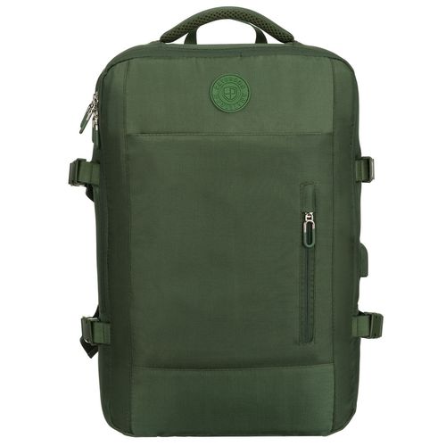 zielony plecak podróżny z miejscem na laptopa i portem usb - peterson na Arena.pl