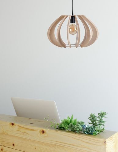 Lampa wisząca 1xE27 NORA NATURAL 642 na Arena.pl