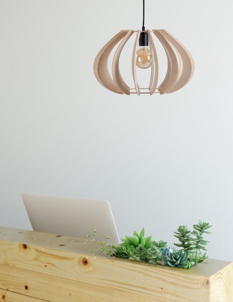 Lampa wisząca 1xE27 NORA NATURAL 642 zdjęcie 2
