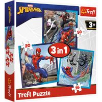 puzzle 3w1 pajęczy przyjaciel/marvel spiderm 34874