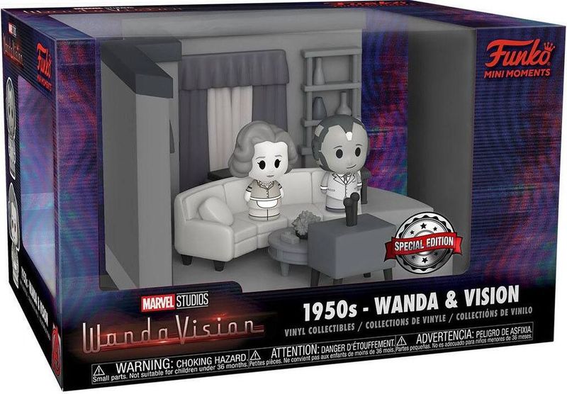 Funko Mini Moments Marvel Wanda & Vision SE 1950s zdjęcie 1