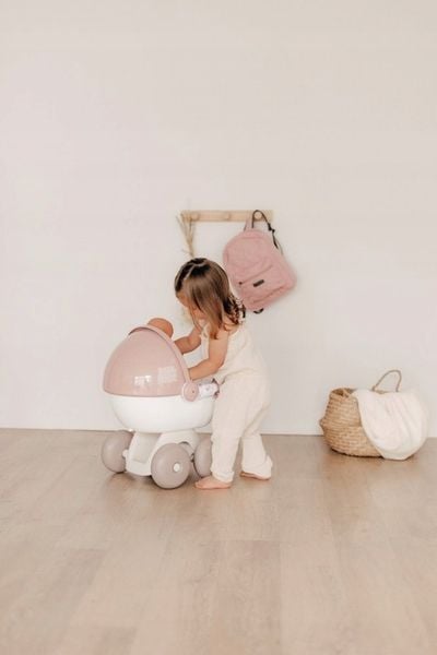 Wózek Dla Lalki Głęboki Baby Z Pokrowcem Smoby zdjęcie 5