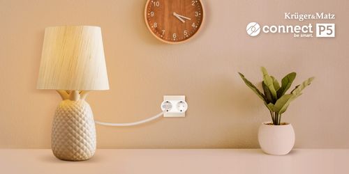 Inteligentne Gniazdko podwójne WiFi Kruger&Matz Connect P5 Tuya PROGRAMATOR na Arena.pl