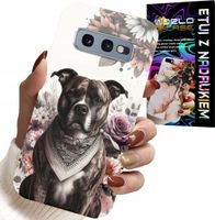 ETUI DO SAMSUNG GALAXY S10E - PITBULL GROŹNE PSY FUTERAŁ PLECKI CASE