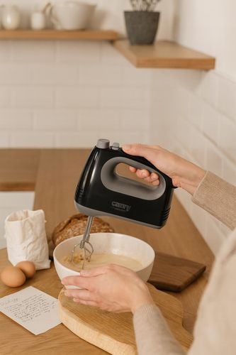 Mikser ręczny robot kuchenny 750W turbo 5 prędkości czarny na Arena.pl