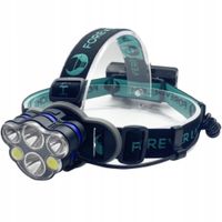 Latarka czołowa LED Ultra T6 2x 10W + XP-E 2x 3W 500lm 2x 18650 1200mAh Li-