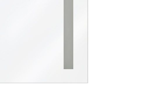 Lustro Ścienne Led 60 X 80 Cm Srebrne Martinet na Arena.pl