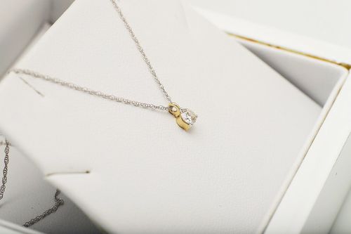 Złoty naszyjnik NZD5901 - Diament na Arena.pl