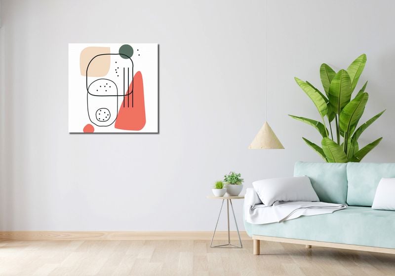 Obraz 70x70cm Przestrzenność zdjęcie 2