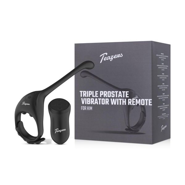 Teazers Triple Prostate Vibrator With Remote zdjęcie 1