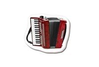 Topper toper z masy cukrowej na tort akordeon DIY