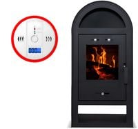 POLSKI PIEC - KOZA KOMINEK NEGRO WOLNOSTOJĄCY STALOWY 7,5 kW ATEST+ CZUJNIK