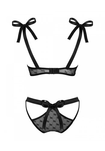 bielizna-obsessivia komplet 2-częściowy czarny  s/m na Arena.pl