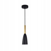 Lampa wisząca punktowa czarna złota nad stół wyspę bar blat Light Prestige