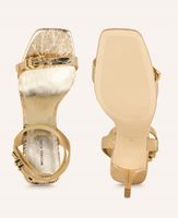 MICHAEL KORS DARRINGTON STILETTO METALLIC LEATHER US 6.5M EU 36,5