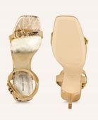 MICHAEL KORS DARRINGTON STILETTO METALLIC LEATHER US 6.5M EU 36,5