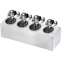 Ociekacz Kuchenny  na Sztućce Organizer Stal Nierdzewna 4 Komory 50 cm