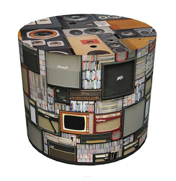 Pufa dekoracyjna PRL zdjęcie 1