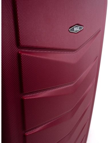 Zestaw 3 walizek + Kuferek KEMER RGL 520 Rose red na Arena.pl