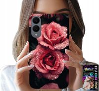 ETUI DO SAMSUNG GALAXY S25 EDGE - PIĘKNE RÓŻOWE RÓŻE, KWIECISTE WZORY, CASE