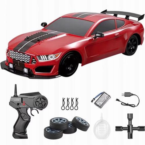 AUTO ZDALNIE STEROWANY DRIFT DUZY SAMOCHÓD NA PILOTA 2.4Gz RC LED DYM 4x4 na Arena.pl