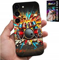 ETUI DO SAMSUNG GALAXY S23 PLUS - ROCK PERKUSJA BĘBNY ROCK & ROLL + FOLIA