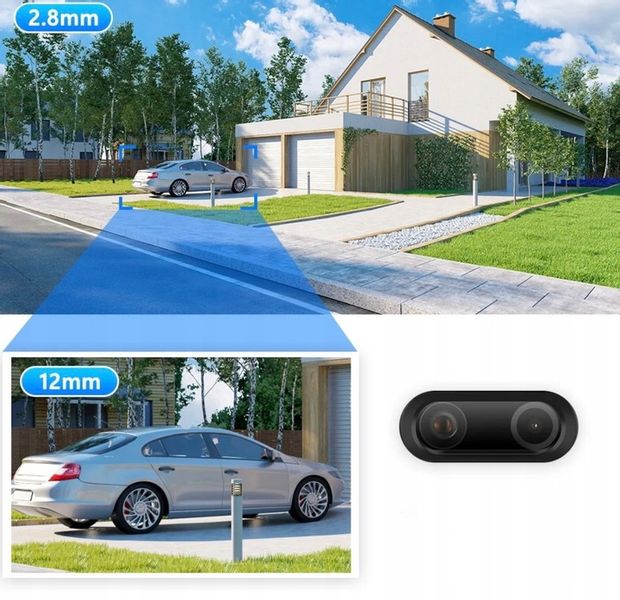 Kamera Zewnętrzna WiFi Obrotowa Dwa Obiektywy 2x4MP zdjęcie 9