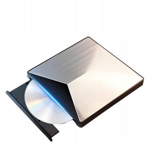 Napęd Zewnętrzny DVD Odtwarzacz CD USB-C 3.0 Nagrywarka do Laptopa USB 2w1 na Arena.pl