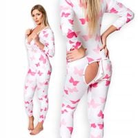 PIŻAMA DAMSKA otwierana klapka BODY MOTYLE 212 XL