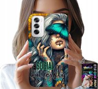 ETUI DO OPPO RENO12 5G - ANTI SOCIAL, BUTTERFLY, MOTYLEK, KOBIECE