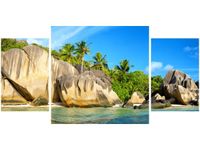 80X40CM OBRAZ WYSPA SESZELACH TRÓJ OBRAZ