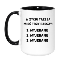 Duży Biało-Czarny 450 ml