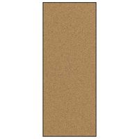 Dywanik wejściowy Kremowy i czarny 120 x 300 cm Poliamid i PVC