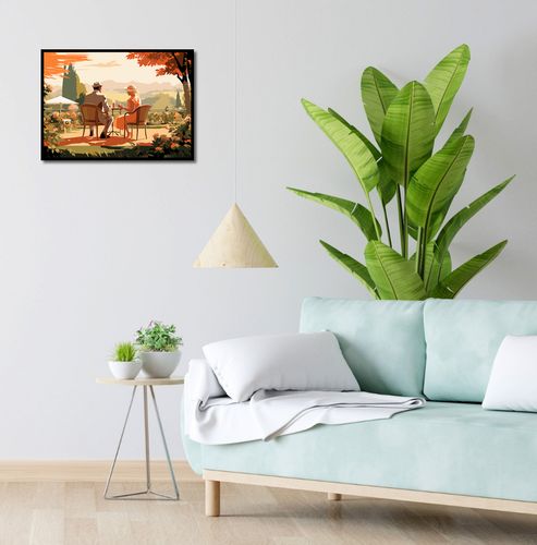 Plakat 55x40cm Retro Randka na Arena.pl