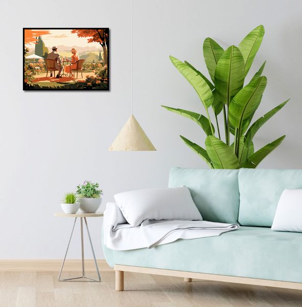 Plakat 55x40cm Retro Randka zdjęcie 4